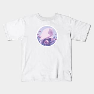 Pastel Amethyst portrait Kids T-Shirt